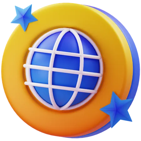 Rede  3D Icon