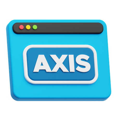Eixo do site  3D Icon