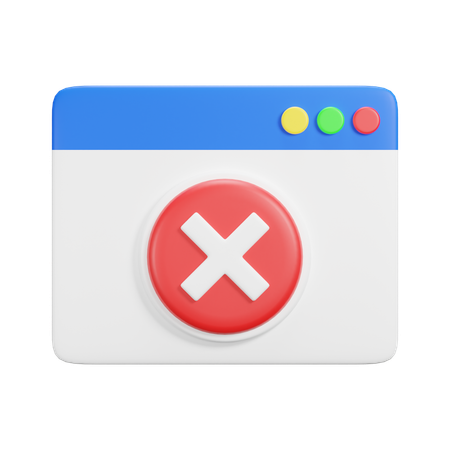 Site bloqueado  3D Icon