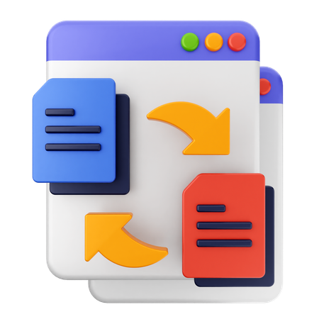 Site converter arquivo  3D Icon