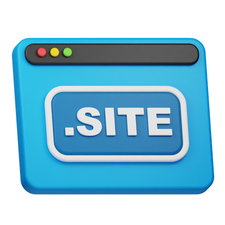 Site-Domäne  3D Icon