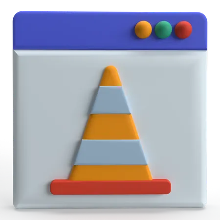 Site em construção  3D Icon