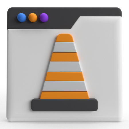 Site en maintenance  3D Icon