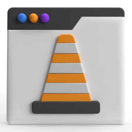 Site en maintenance  3D Icon