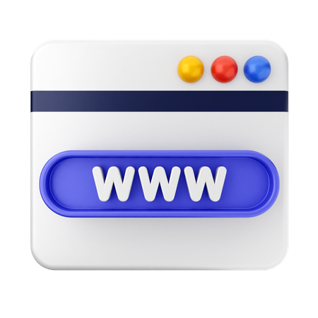 Site internet  3D Icon