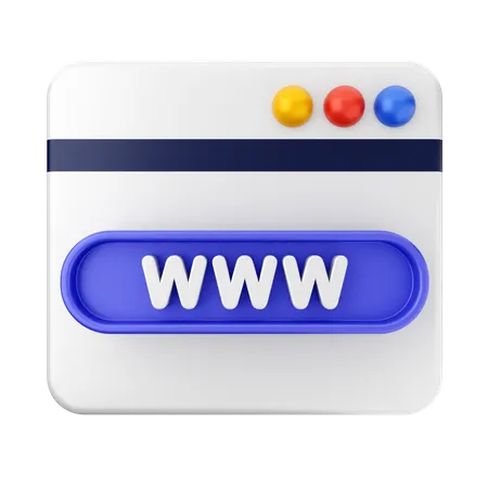 Site internet  3D Icon