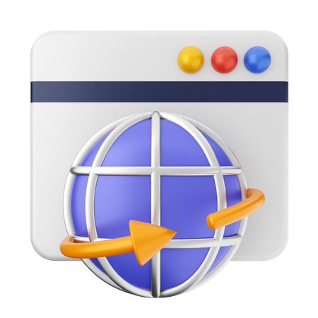 Site internet  3D Icon