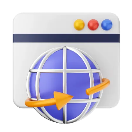 Site internet  3D Icon