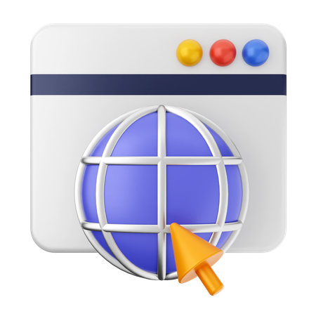 Site internet  3D Icon