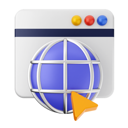 Site internet  3D Icon