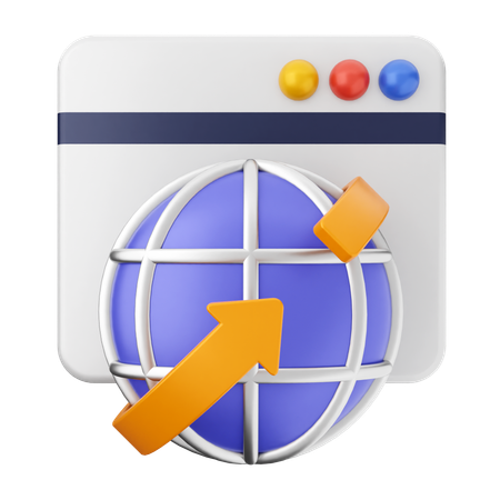 Site internet  3D Icon