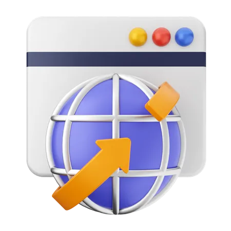 Site internet  3D Icon