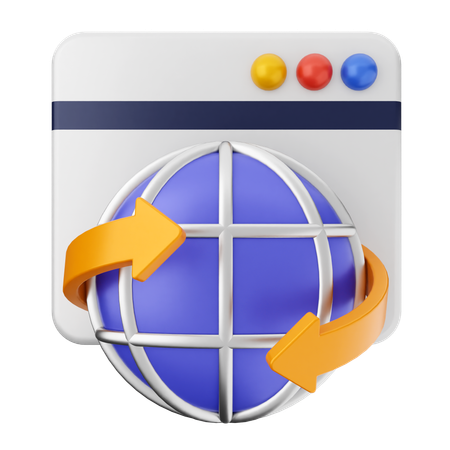 Site internet  3D Icon