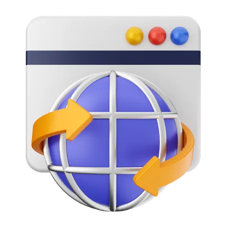 Site internet  3D Icon