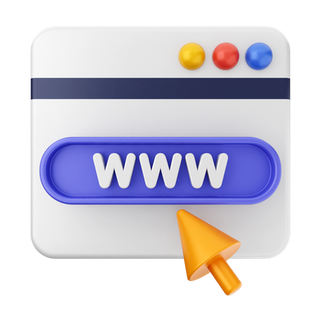 Site internet  3D Icon