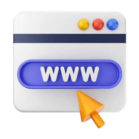 Site internet  3D Icon