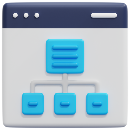 Site Map  3D Icon