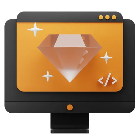 Site premium  3D Icon