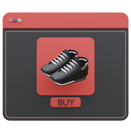 Site d'achats  3D Icon