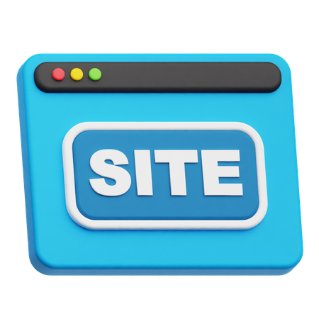 Site  3D Icon