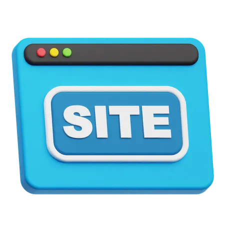 Site  3D Icon