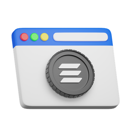 Site solana  3D Icon