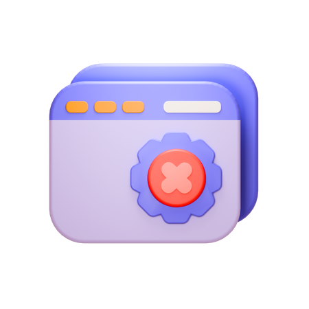 Site vazio  3D Icon