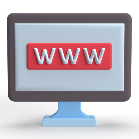 Site web  3D Icon