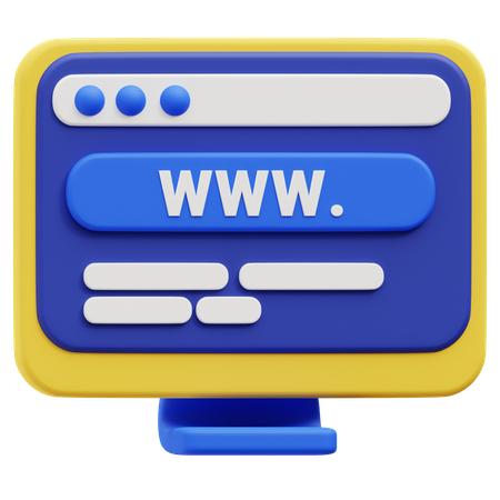 Site web  3D Icon