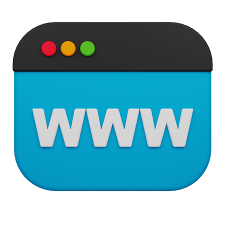 Site web  3D Icon