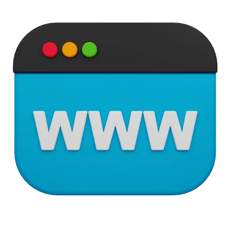 Site web  3D Icon