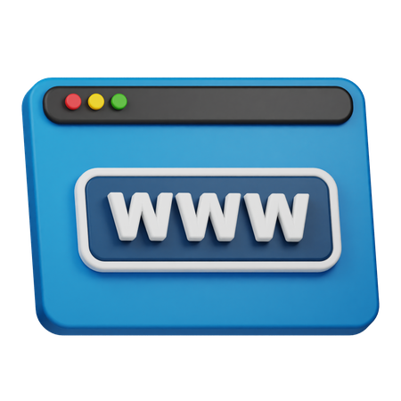 Site web  3D Icon