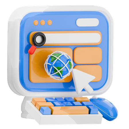 Site web  3D Icon