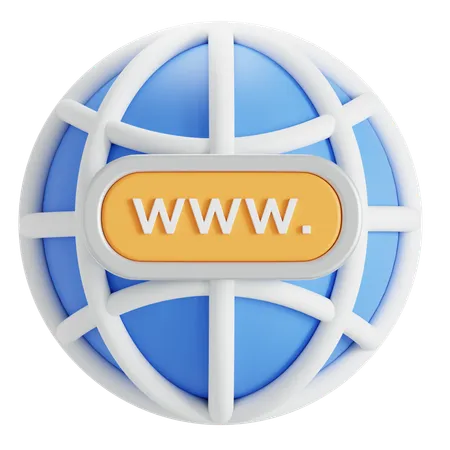 Site web  3D Icon