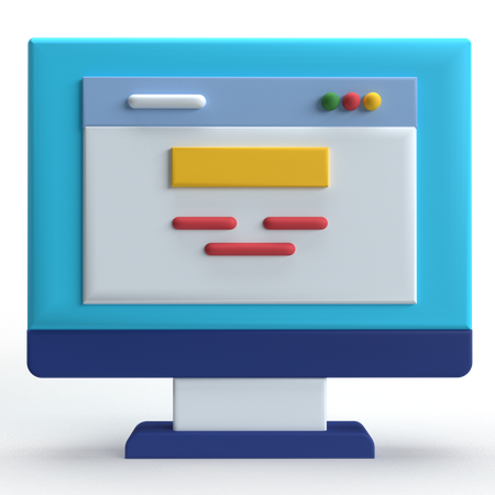 Site web  3D Icon