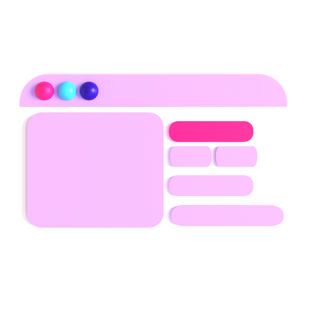 Site web  3D Icon