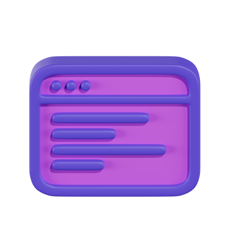 Site web  3D Icon