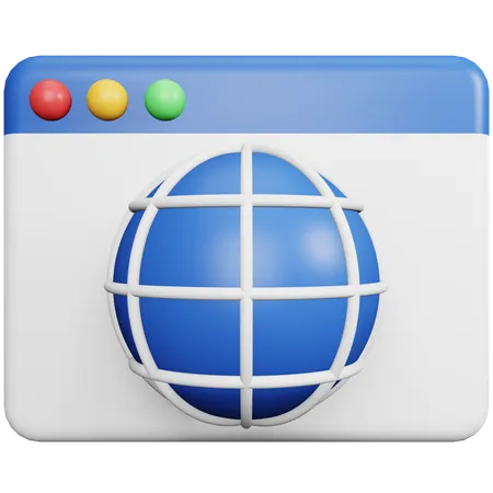 Site web  3D Icon