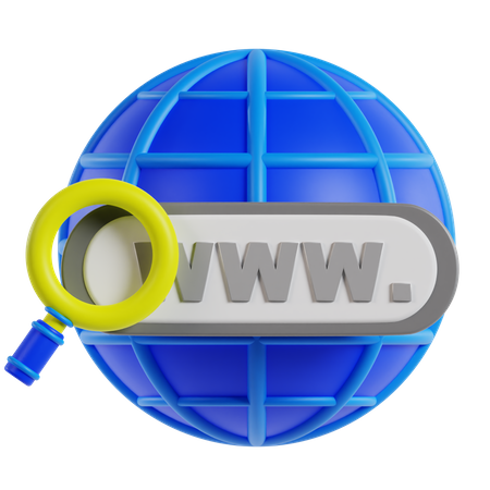 Site web  3D Icon