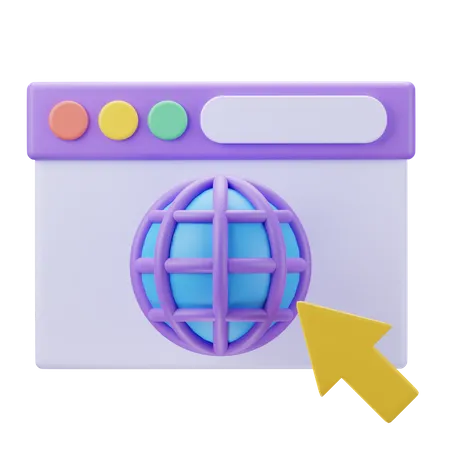 Site web  3D Icon