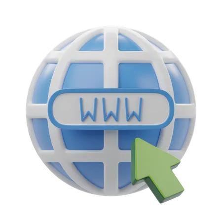 Site web  3D Icon