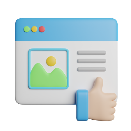 Site web  3D Icon