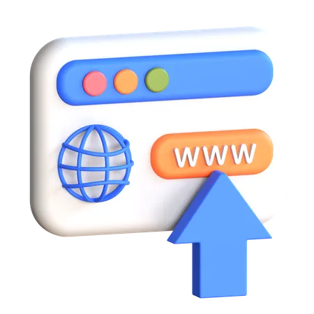 Site web  3D Icon