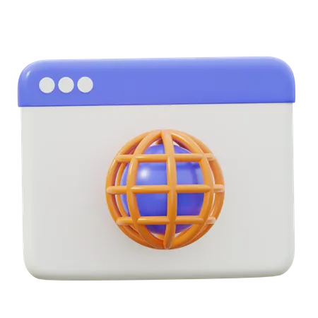 Site web  3D Icon