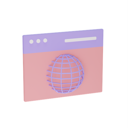 Site web  3D Icon