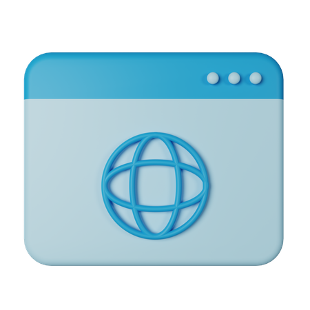 Site web  3D Icon