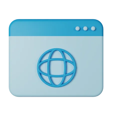 Site web  3D Icon