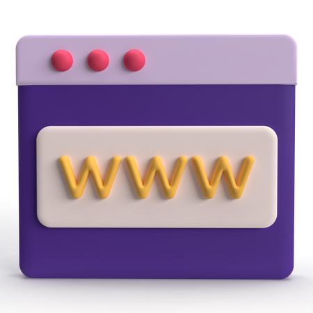 Site web  3D Icon