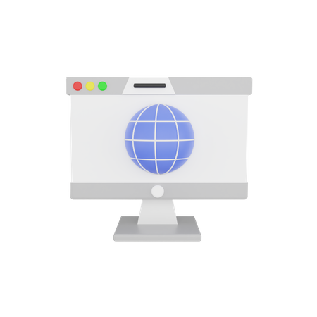 Site web  3D Icon