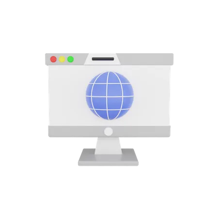 Site web  3D Icon